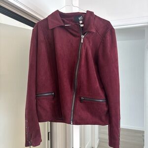 Kut from the Kloth Burgundy Suede Jacket
